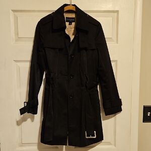 Women's Black Trench Coat